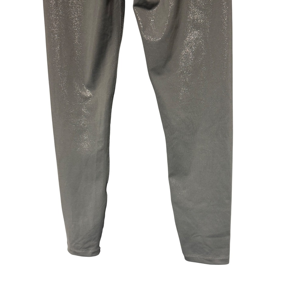 Beyond Yoga High Waist Metallic Shine Women's Size M Gray Activewear Leggings - Picture 7 of 8